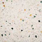 Tavolino da bibita Baker - ACC3721A - Terrazzo bianco - Safavieh