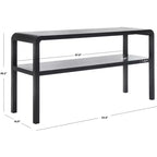 Tavolino Consolle Omara a 2 Ripiani - CNS1500 - Safavieh