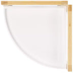 Scaffale angolare a 3 ripiani Adler - STG1914 - Bianco/Naturale - Safavieh