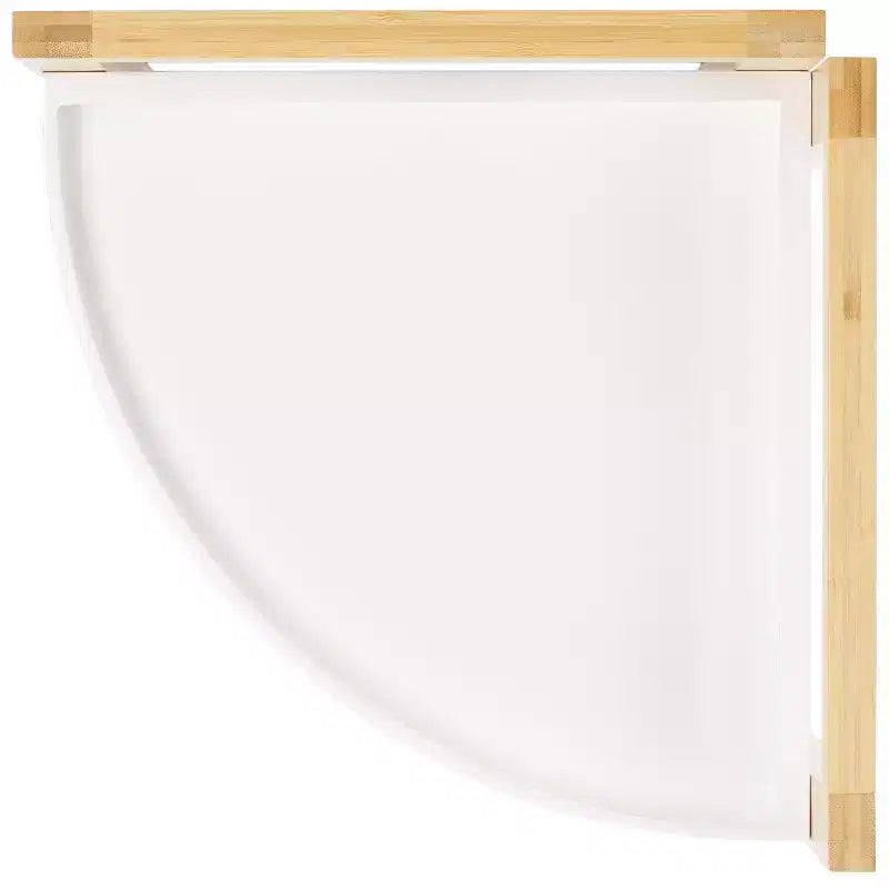 Scaffale angolare a 3 ripiani Adler - STG1914 - Bianco/Naturale - Safavieh
