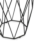 Tavolino rotondo geometrico - 61 cm di altezza x 51 cm di larghezza x 51 cm di profondità