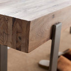 Panca industriale in legno riciclato