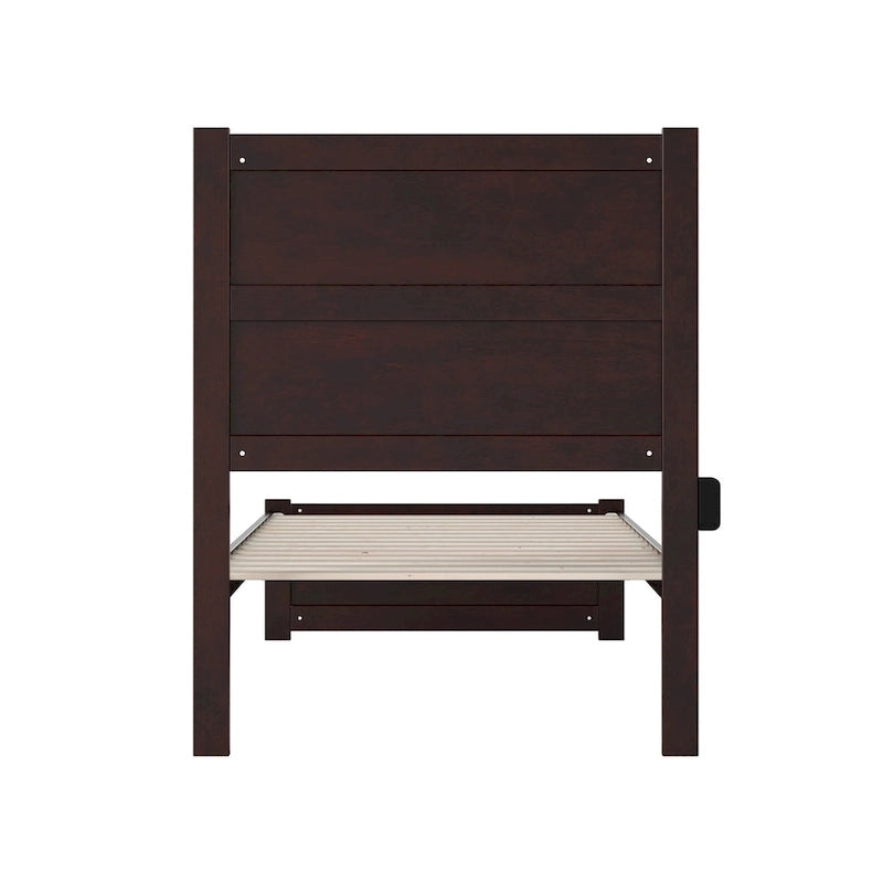 Piattaforma Letto XL con Pediera color Espresso