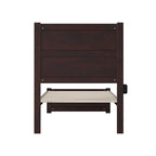 Piattaforma Letto XL con Pediera color Espresso