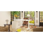 Office Solution: 63 Scrivania regolabile in altezza elettrica da computer, colore bianco