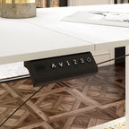 Office Solution: 63 Scrivania regolabile in altezza elettrica da computer, colore bianco