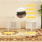 Office Solution: 63 Scrivania regolabile in altezza elettrica da computer, colore bianco