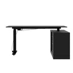 Office Solution: 63 Scrivania regolabile in altezza elettrica da computer, colore bianco