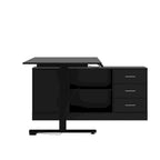 Office Solution: 63 Scrivania regolabile in altezza elettrica da computer, colore bianco