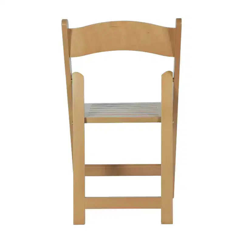 Sedia da pranzo Merrick Lane in legno massiccio con design pieghevole e finitura elegante