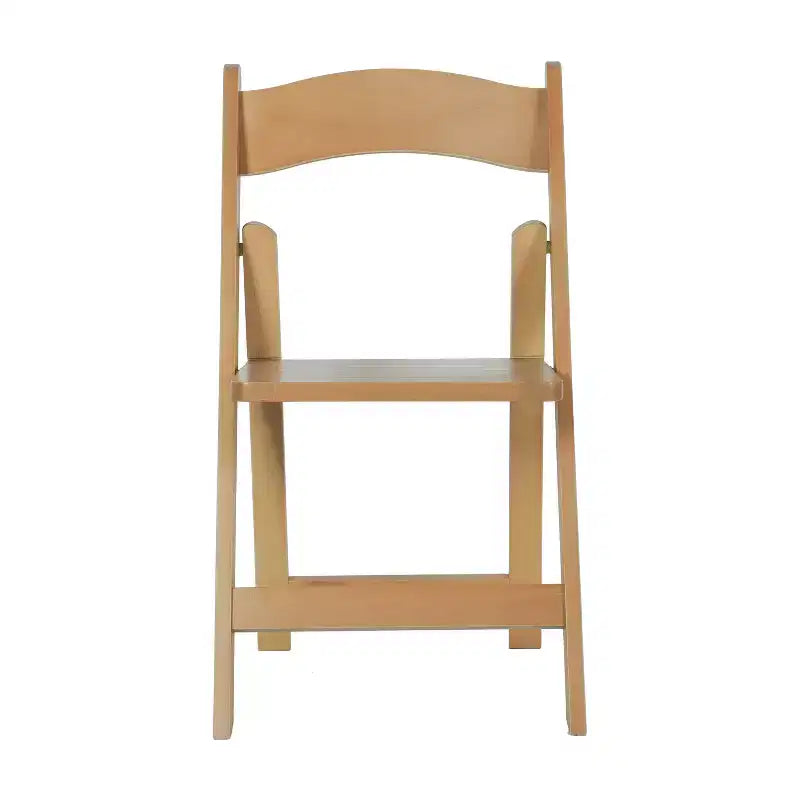 Sedia da pranzo Merrick Lane in legno massiccio con design pieghevole e finitura elegante