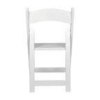 Sedia da pranzo Merrick Lane in legno massiccio con design pieghevole e finitura elegante