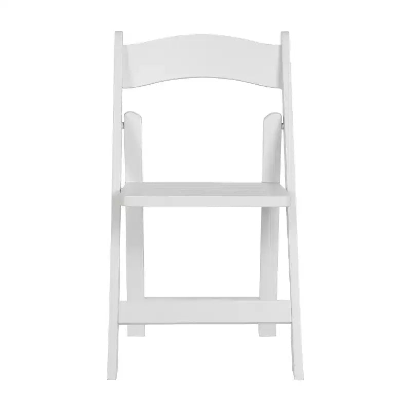 Sedia da pranzo Merrick Lane in legno massiccio con design pieghevole e finitura elegante