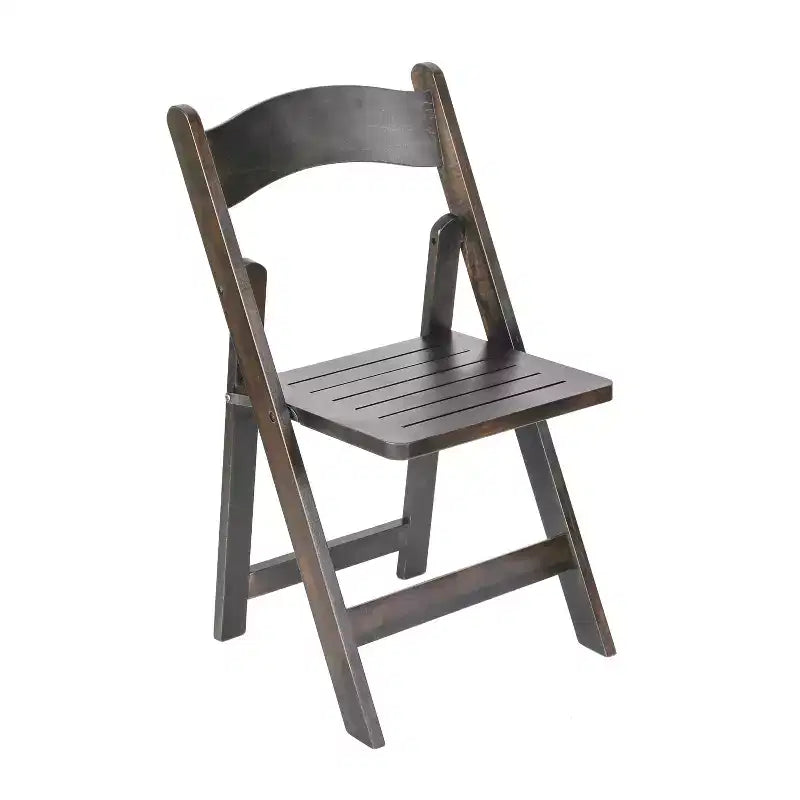 Sedia da pranzo Merrick Lane in legno massiccio con design pieghevole e finitura elegante