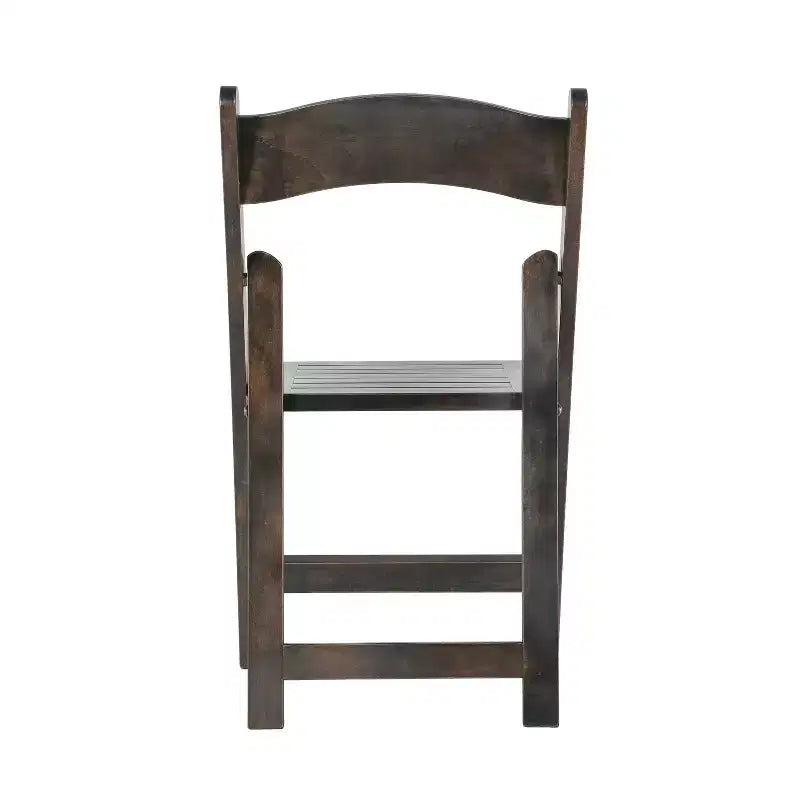Sedia da pranzo Merrick Lane in legno massiccio con design pieghevole e finitura elegante