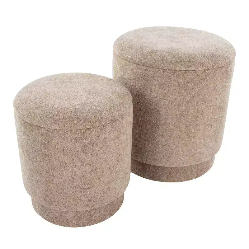Set pouf imbottiti Marla di LumiSource