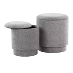 Set pouf imbottiti Marla di LumiSource