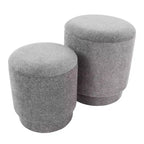 Set pouf imbottiti Marla di LumiSource