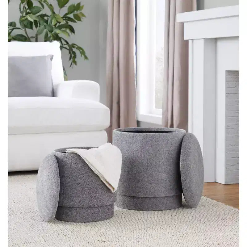 Set pouf imbottiti Marla di LumiSource