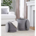 Set pouf imbottiti Marla di LumiSource