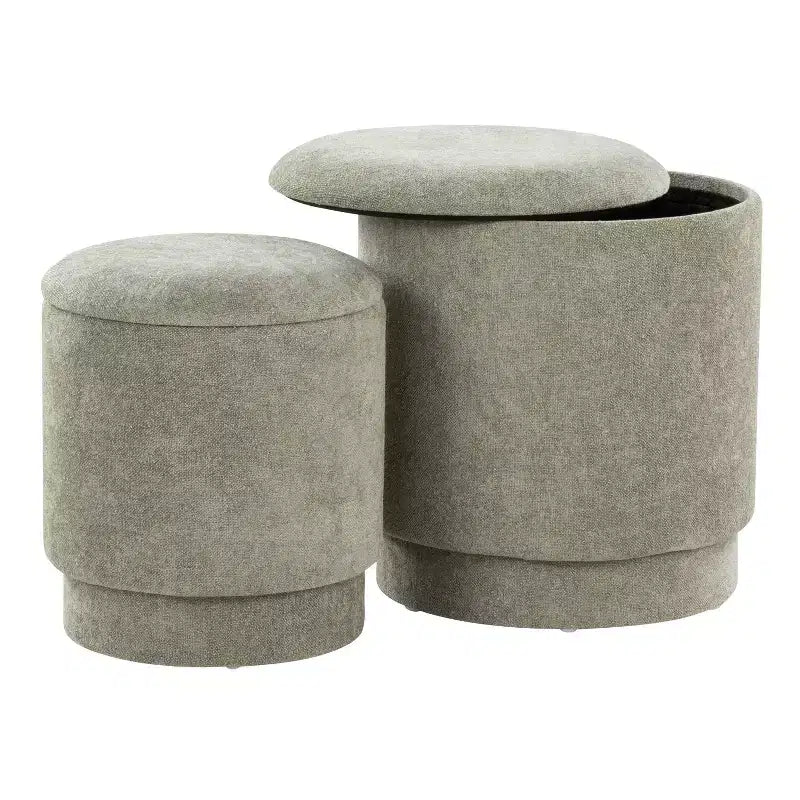 Set pouf imbottiti Marla di LumiSource