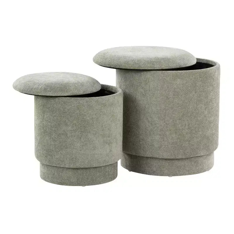 Set pouf imbottiti Marla di LumiSource