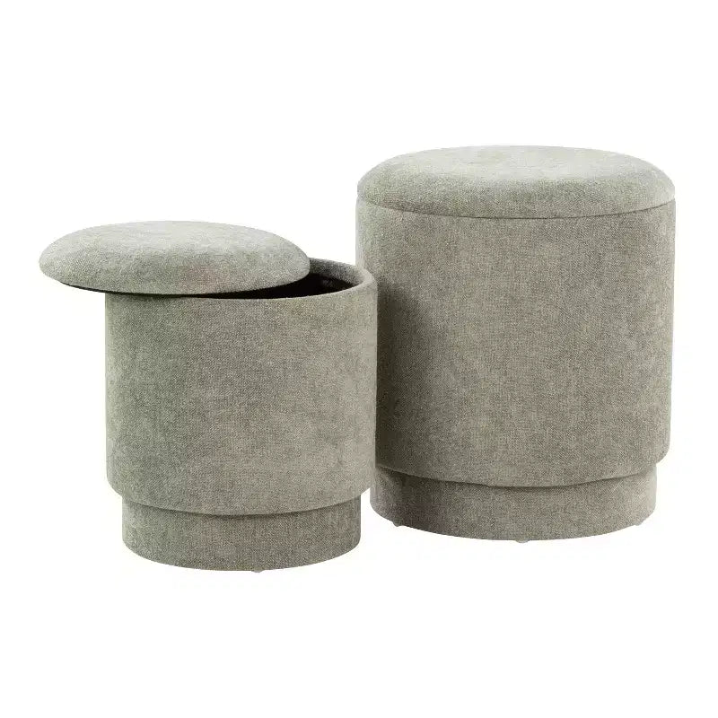 Set pouf imbottiti Marla di LumiSource