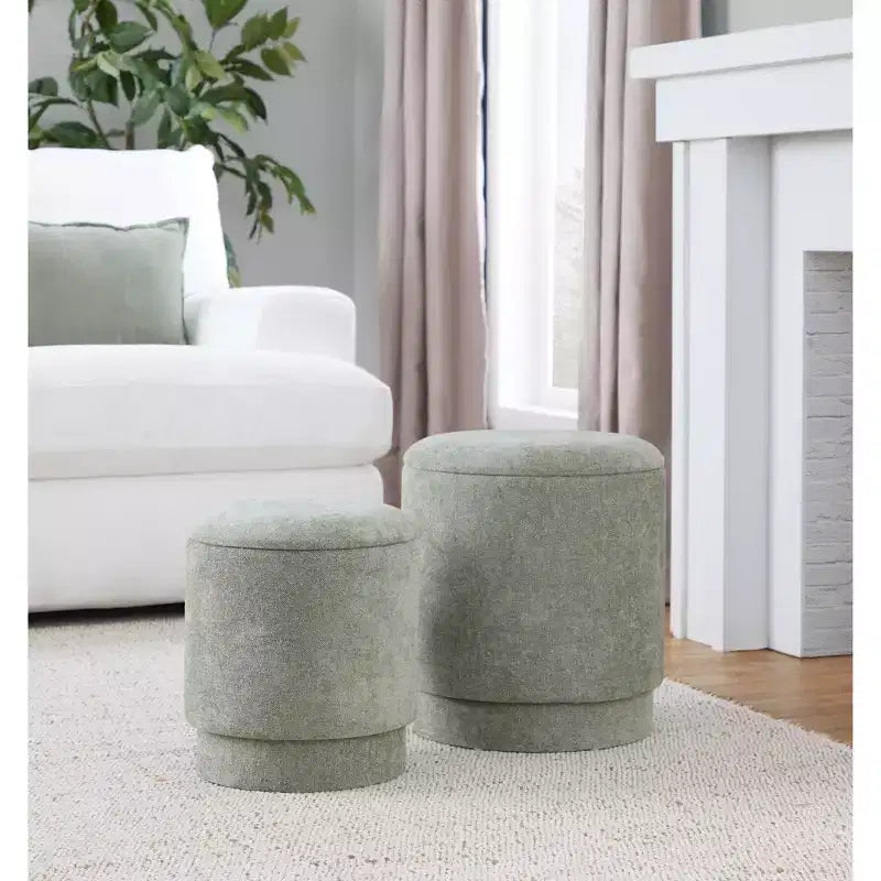 Set pouf imbottiti Marla di LumiSource