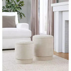 Set pouf imbottiti Marla di LumiSource