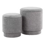 Set pouf imbottiti Marla di LumiSource