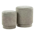 Set pouf imbottiti Marla di LumiSource