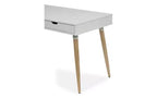 Scrivania Scandinavian Workspace by Alera, 47,24 x 23,62 x 29,53, bianco/legno beige