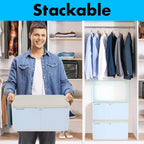 SereneLife Contenitore con Serratura da 8 Galloni - SLSBXN850BL