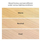 Plank+Beam 48 Tavolo da Pranzo Moderno per 4 Persone, Tavolo da Pranzo Rettangolare in Legno Massello per Cucina/Sala da Pranzo