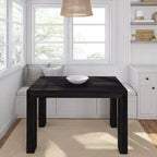 Plank+Beam 48 Tavolo da Pranzo Moderno per 4 Persone, Tavolo da Pranzo Rettangolare in Legno Massello per Cucina/Sala da Pranzo