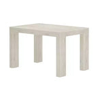 Plank+Beam 48 Tavolo da Pranzo Moderno per 4 Persone, Tavolo da Pranzo Rettangolare in Legno Massello per Cucina/Sala da Pranzo