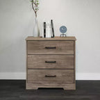 Comodino Prepoc Rustic Ridge Farmhouse con 3 cassetti