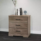 Comodino Prepoc Rustic Ridge Farmhouse con 3 cassetti