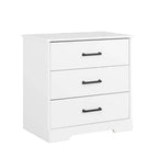 Comodino Prepoc Rustic Ridge Farmhouse con 3 cassetti