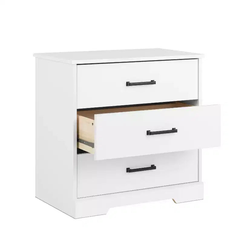 Comodino Prepoc Rustic Ridge Farmhouse con 3 cassetti