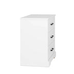 Comodino Prepoc Rustic Ridge Farmhouse con 3 cassetti
