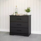 Comodino Prepoc Rustic Ridge Farmhouse con 3 cassetti