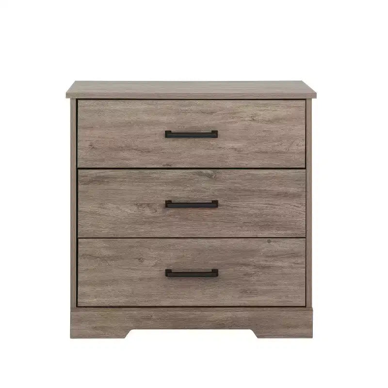 Comodino Prepoc Rustic Ridge Farmhouse con 3 cassetti