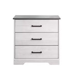 Comodino Prepoc Rustic Ridge Farmhouse con 3 cassetti