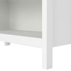 Tvilum, Libreria Regolabile a 6 Ripiani Madrid, Scaffale Aperto per Ufficio Domestico, Bianco