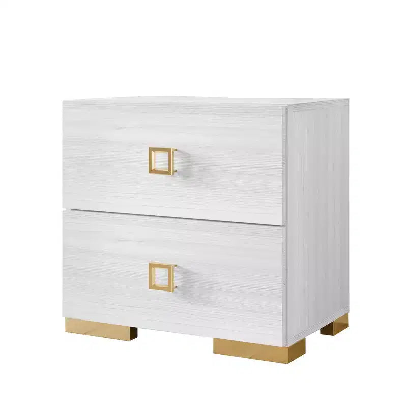 ChaletPosh Comodino a 2 cassetti
