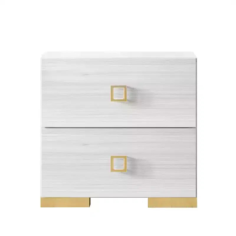 ChaletPosh Comodino a 2 cassetti
