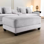 Pouf Hyleory in Velluto a Coste, Grande e Confortevole, per Camera da Letto, Soggiorno, Sala Allattamento