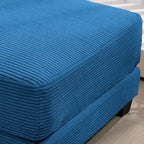 Pouf Hyleory in Velluto a Coste, Grande e Confortevole, per Camera da Letto, Soggiorno, Sala Allattamento