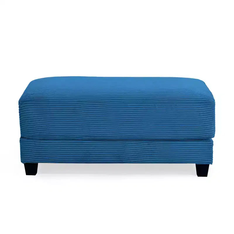 Pouf Hyleory in Velluto a Coste, Grande e Confortevole, per Camera da Letto, Soggiorno, Sala Allattamento